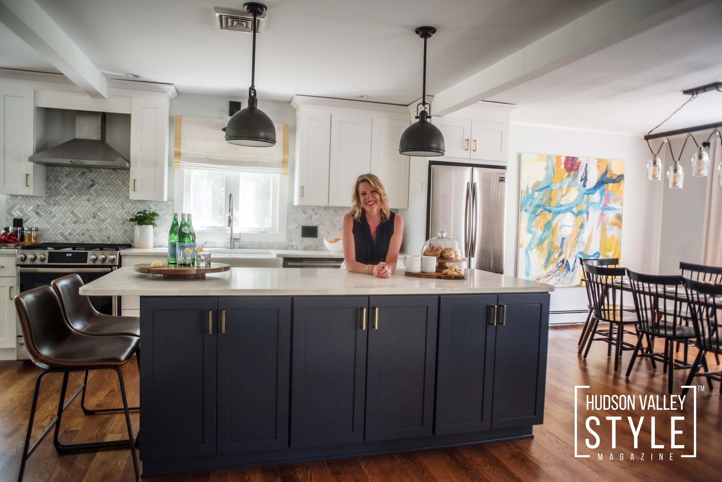 Modern Farmhouse in Woodstock, NY - Interior Design Project by Jennifer Lynn - Interview by Maxwell Alexander, Editor-in-Chief, Hudson Valley Style Magazine - Photography by Leyla Cadabal