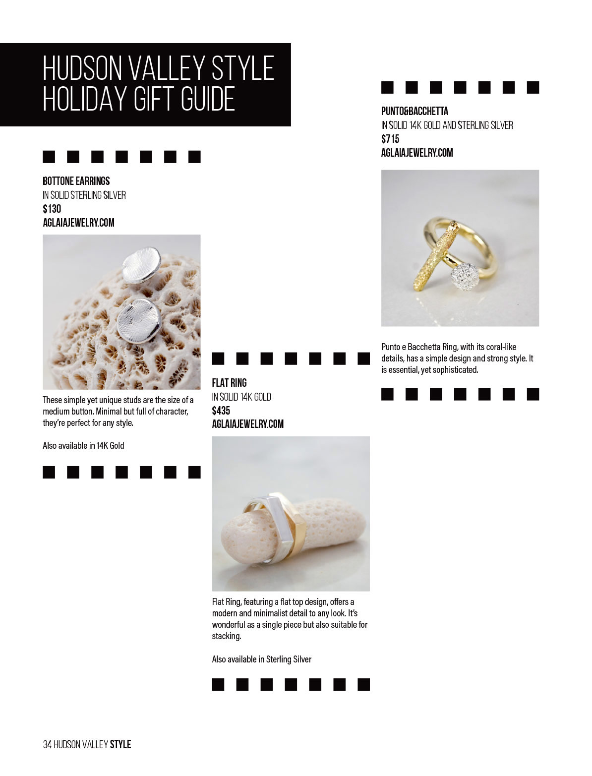 Hudson Valley Style Design Profile: Elisa Finoli (Aglaia Jewelry)