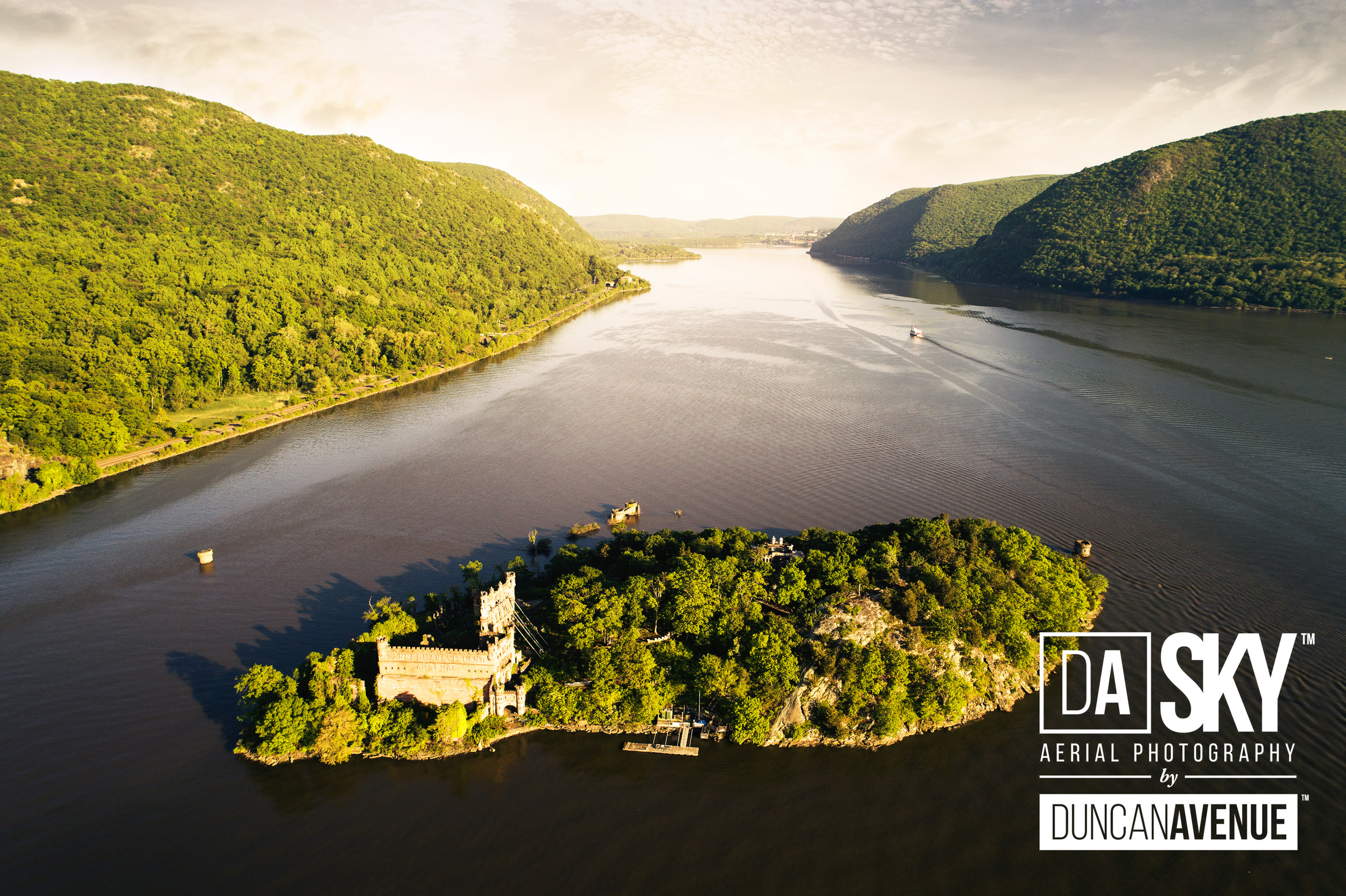 Bannerman’s Island and Cornwall Landing by DA SKY – Aerial Photography in Hudson Valley