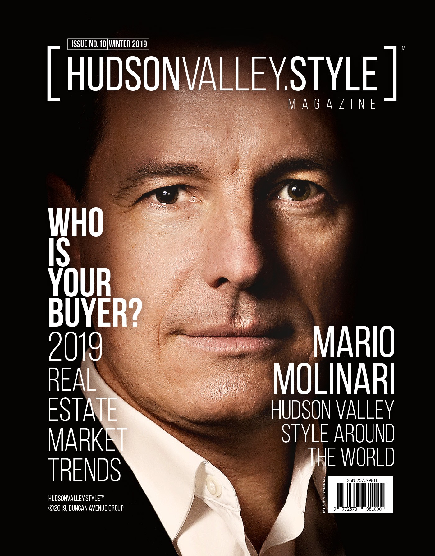 Hudson Valley Style Magazine - Winter 2019 - Mario Molinari