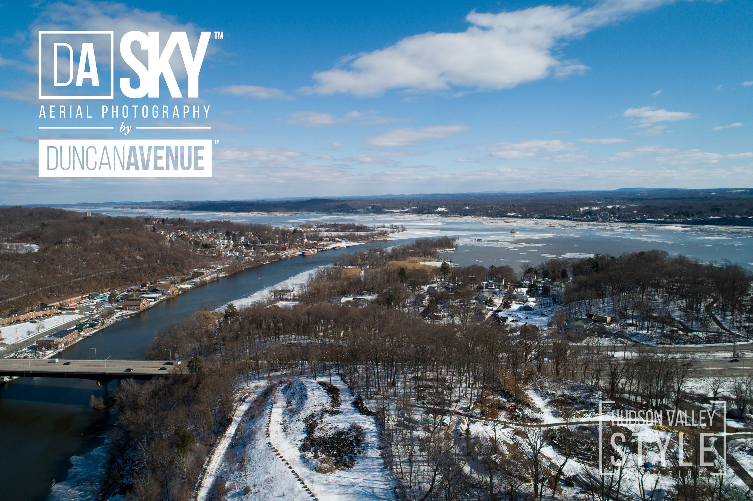 Flying above Kingston – the first capital of New York - Aerial photography by DA SKY Services (Duncan Avenue Group)