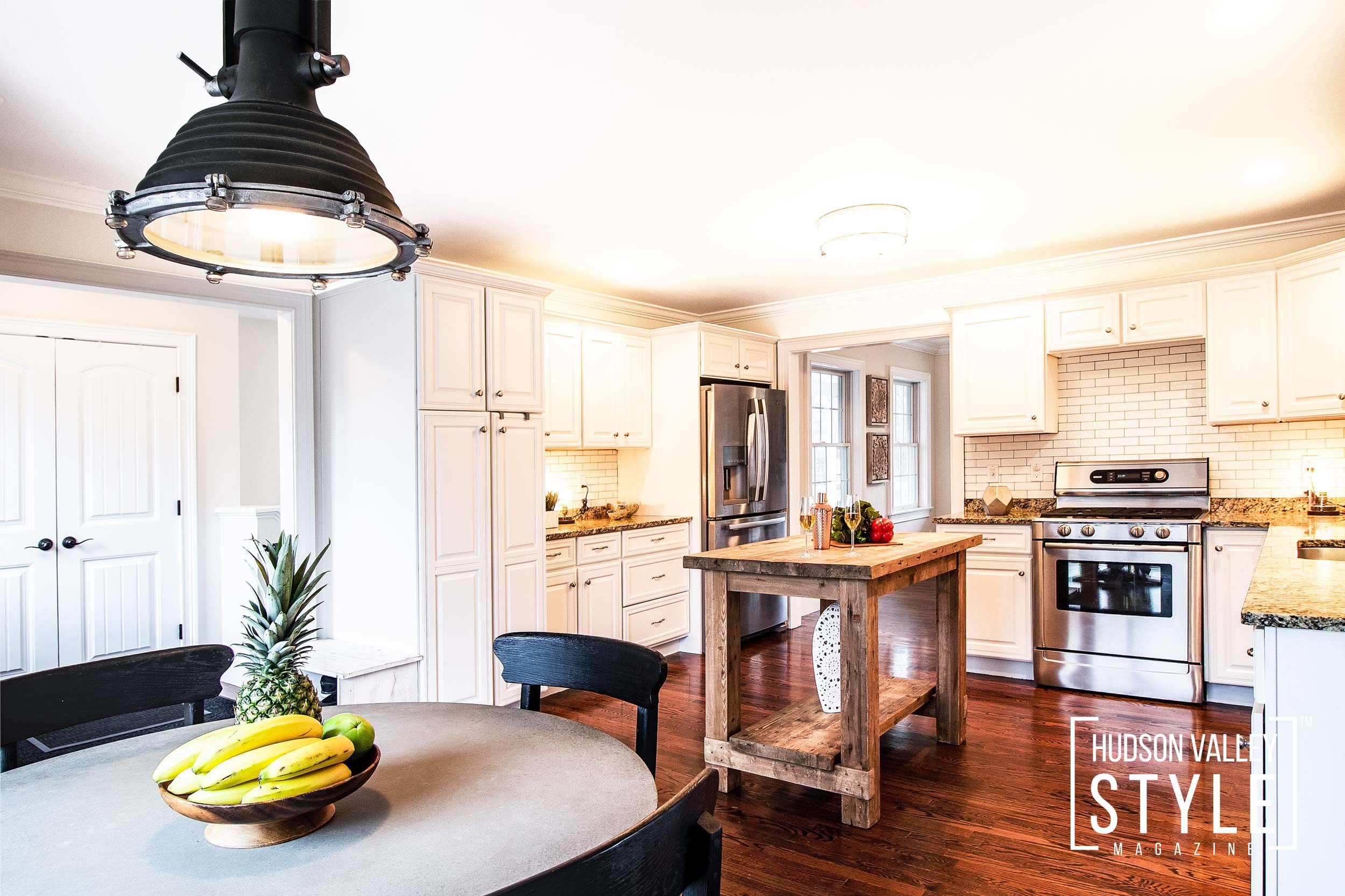 Modern Rustic Kitchen, Granite Countertops - Luxury Hudson Valley Home for Sale - Almax Realty - Hudson Valley's Best Realtors