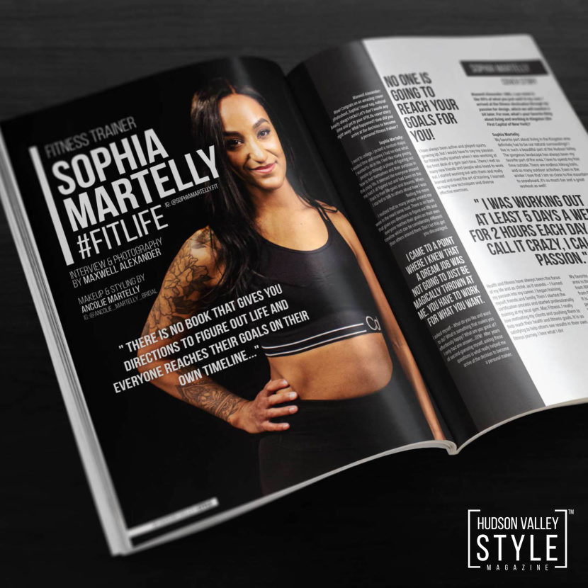 Cover Story with Fitness Trainer Sophia Martelly - Winter 2020 Edition of the Hudson Valley Style Magazine