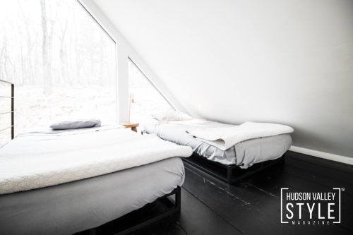 loft bedroom, hudson valley, airbnb listing, best airbnb