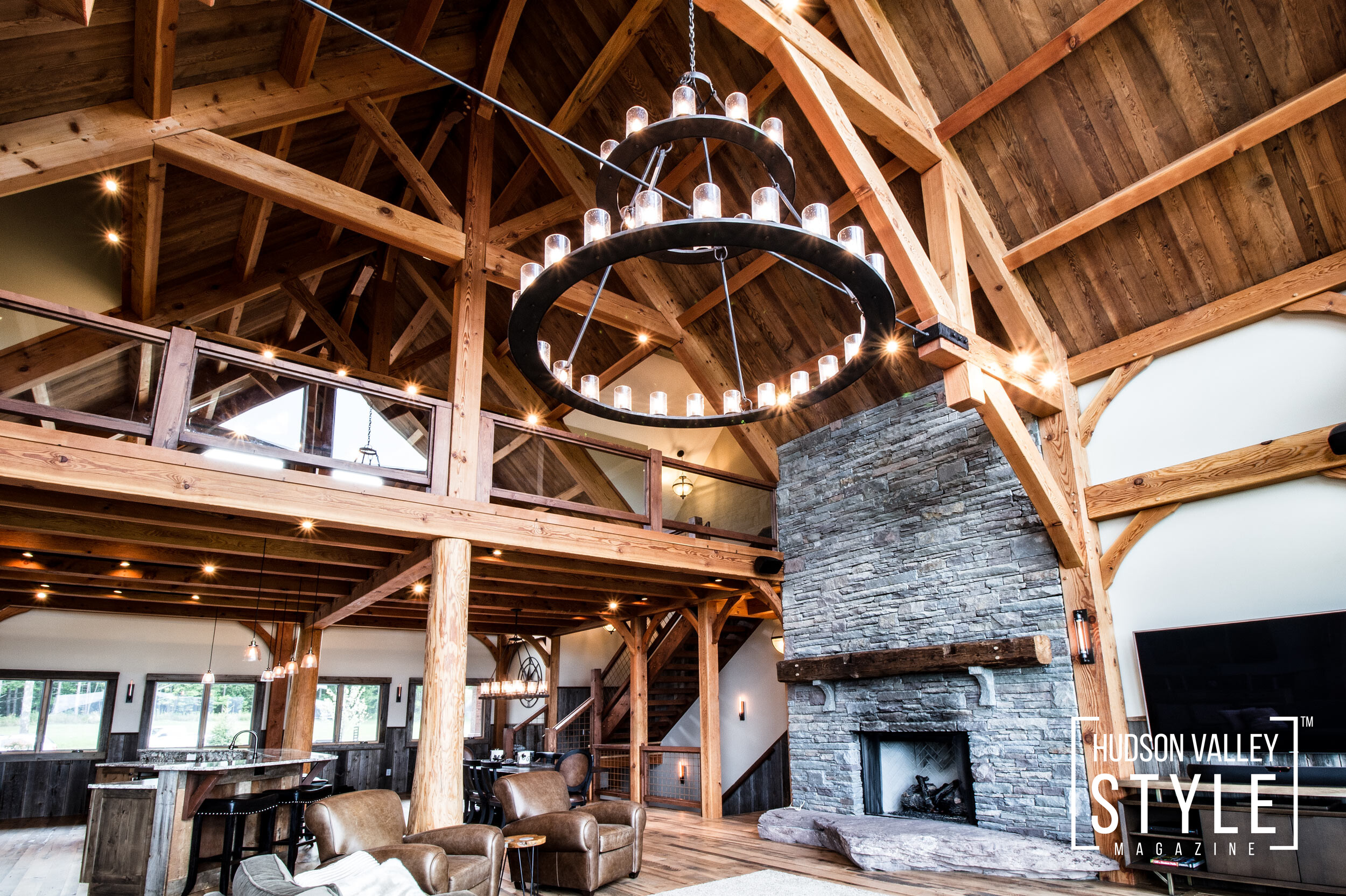 How to Create a Rustic Lodge Vibe in Your Hudson Valley Home in 5 Simple Steps - Hudson Valley Style Living with Kei Kullberg - Photo Courtesy of Duncan Avenue Group