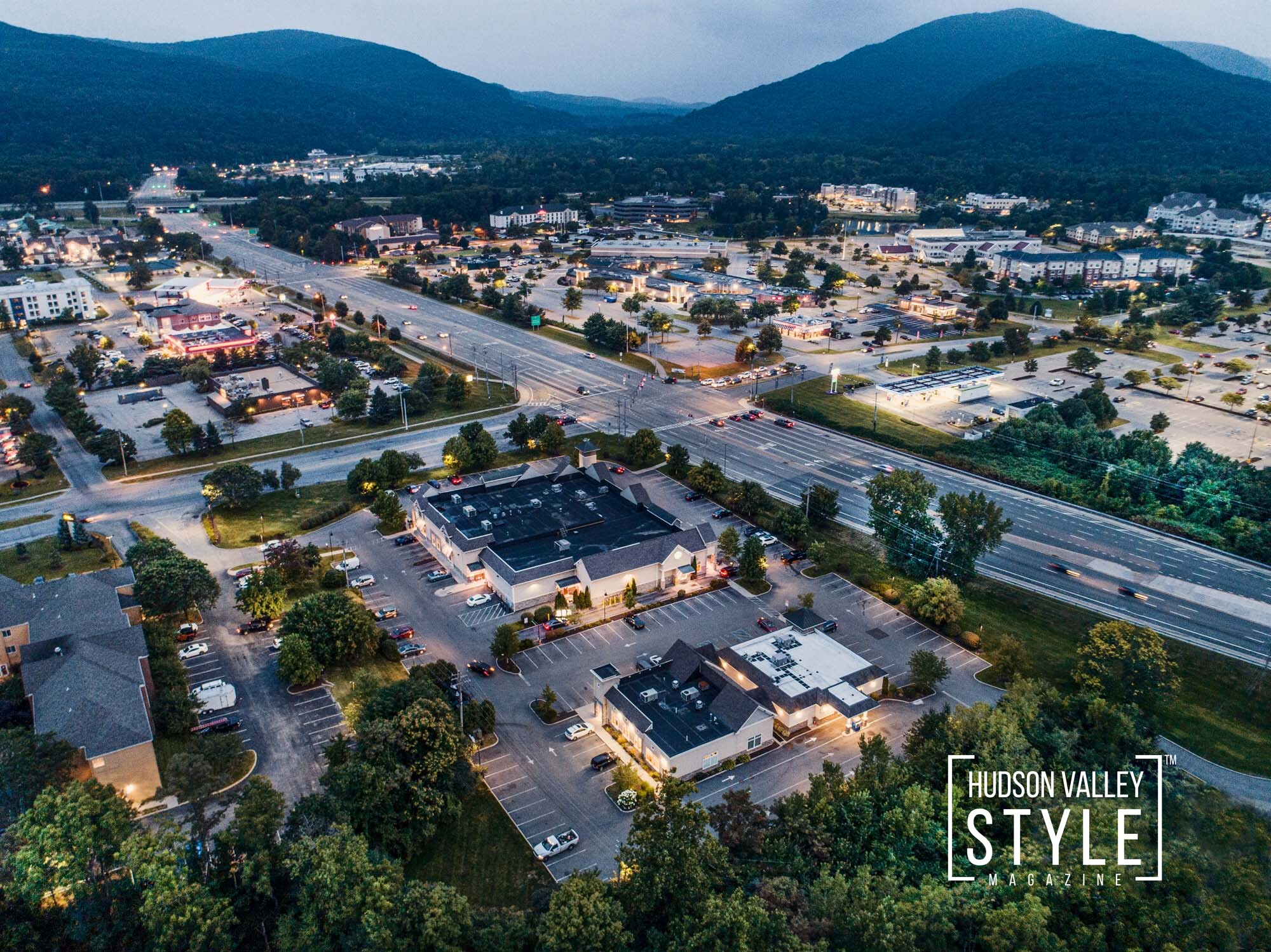 Commercial Real Estate Photography Project in Fishkill, NY - Twilight Photography - Aerial Drone Photography - HDR Photography - Duncan Avenue Studios, New York - Hudson Valley