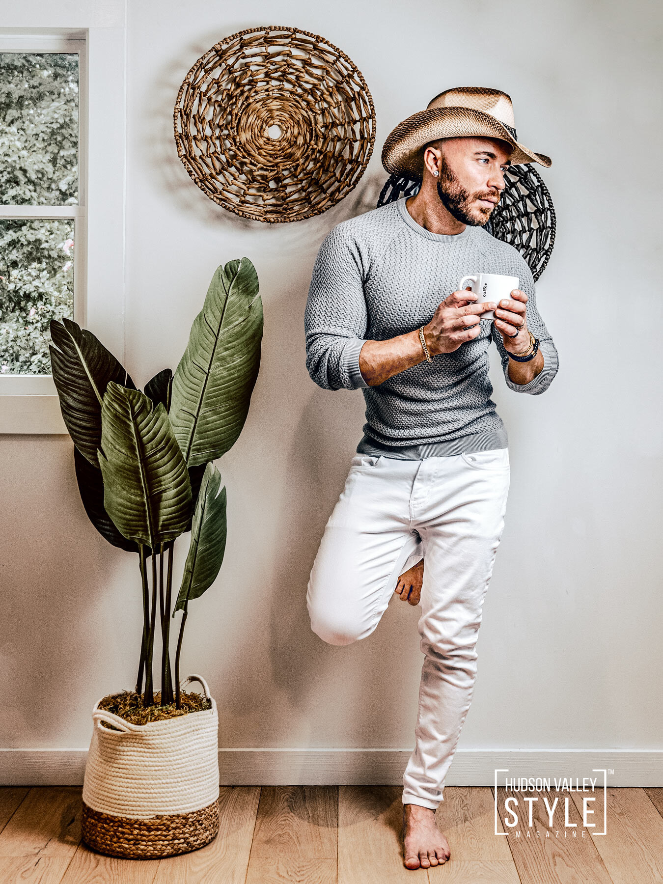Working from Home: Managing Stress with Ease – by Fitness and Wellness Coach Maxwell Alexander – Lifestyle Photography by Duncan Avenue Studios, New York