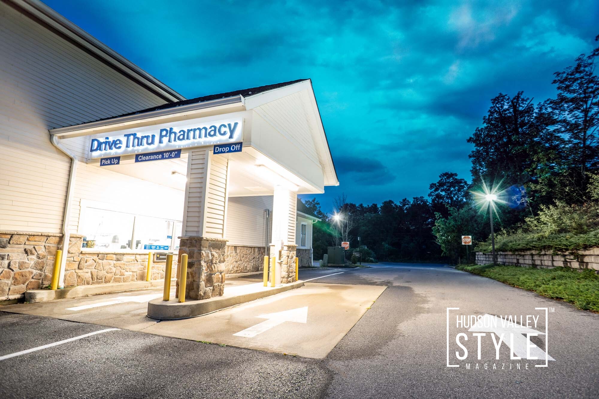 Rite Aid Hudson Valley - Twilight Photography - Commercial Real Estate Photography Project by Duncan Avenue Studios - Hudson Valley, Catskills and Westchester, New York