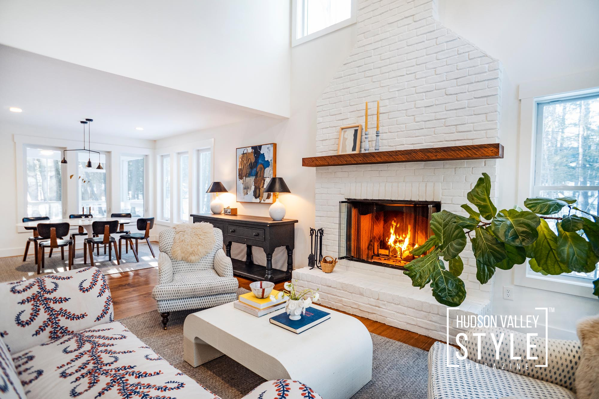 Discover the Contemporary Farmhouse in Catskill Mountains – Saugerties, NY Home for Sale – Real Estate Photography by Maxwell Alexander, Duncan Avenue Studios