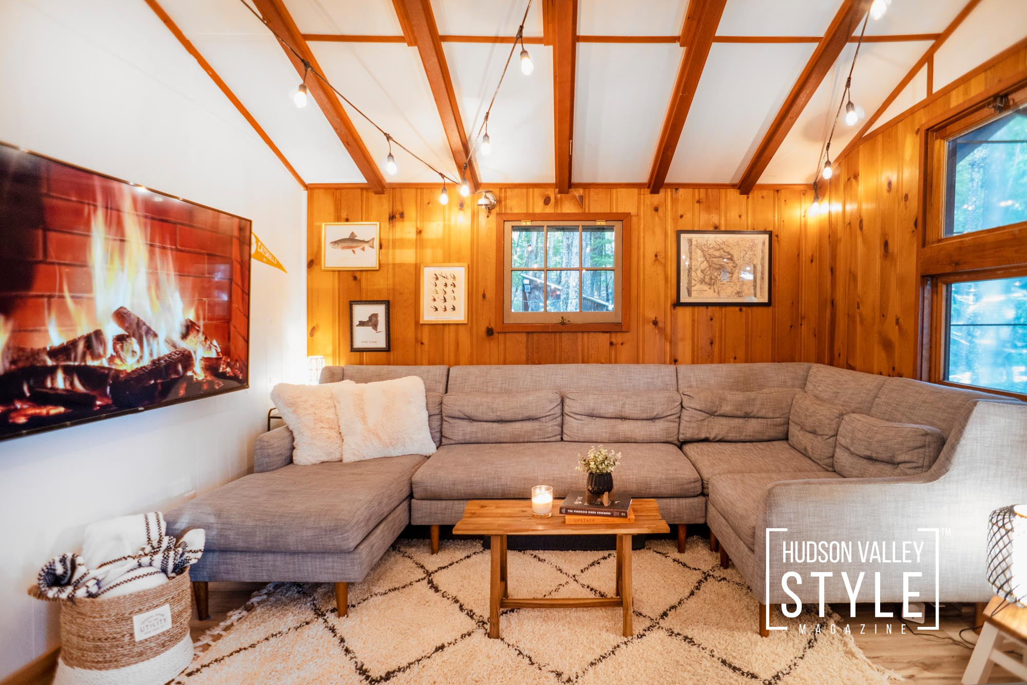 Discover a Cozy Modern Rustic Cabin With Stunning Views of the Catskill Mountains – Presented by Alluvion Vacations – Photography by Maxwell Alexander / Alluvion Media