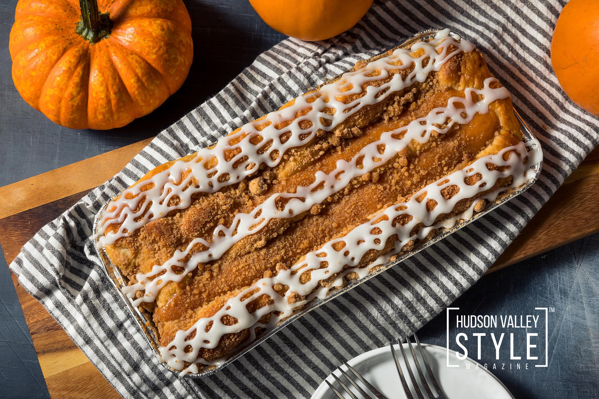 The Best Way to Cozy Up This Fall: Pumpkin Spice Danish Coffee Cake