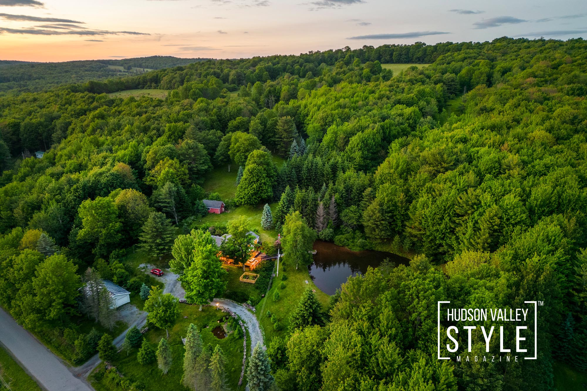 Discover The Pond Life: Summer Nights Under the Stars at the Catskills Farmhouse – Presented by Alluvion Vacations – Airbnb Photography by Alluvion Media