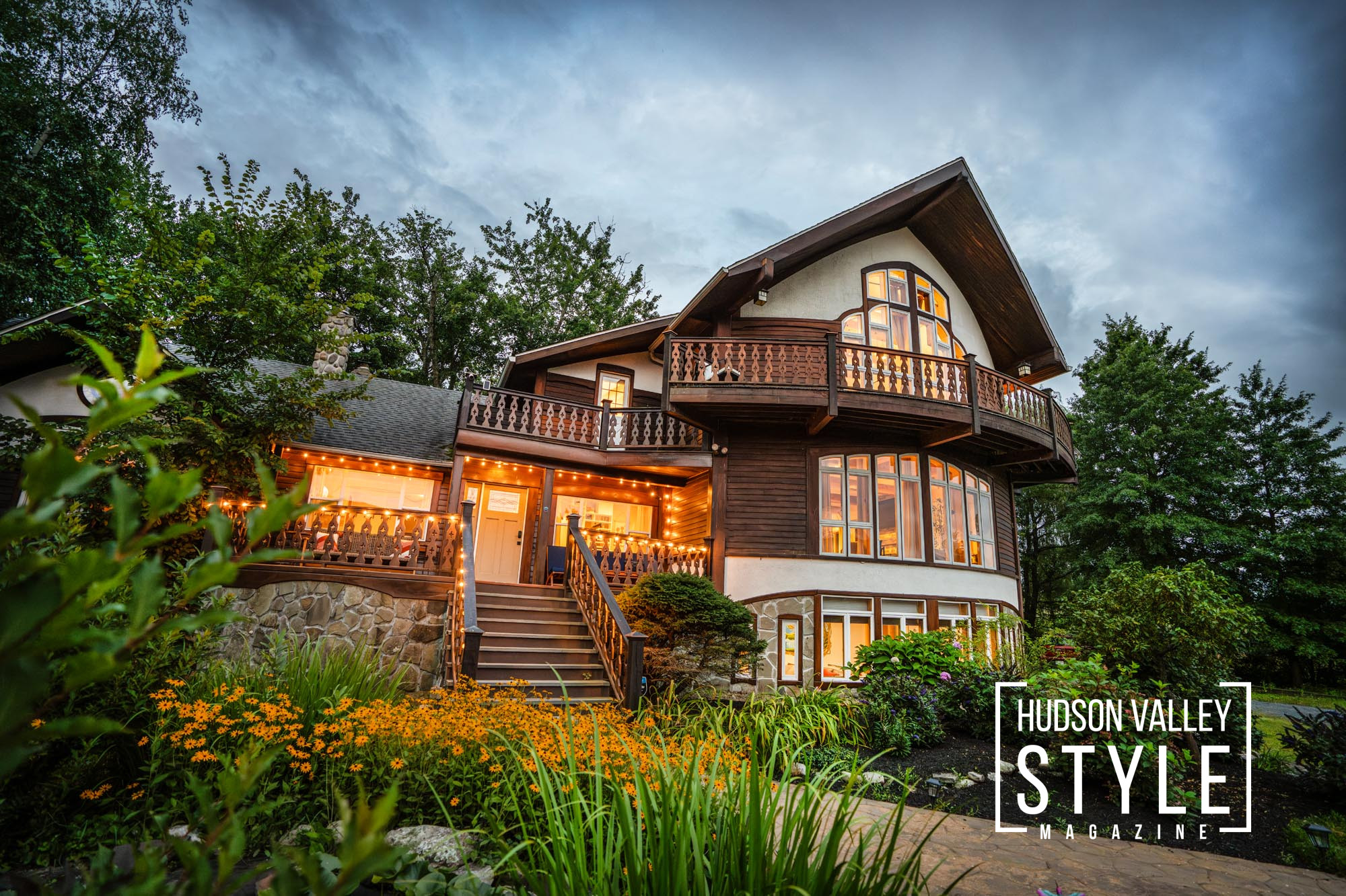 A Mystical Evening in Hudson Valley: Maxwell Alexander's Captivating Photoshoot at the Shawangunk Chalet – Presented by Alluvion Vacations – Photography by Maxwell Alexander for Alluvion Media