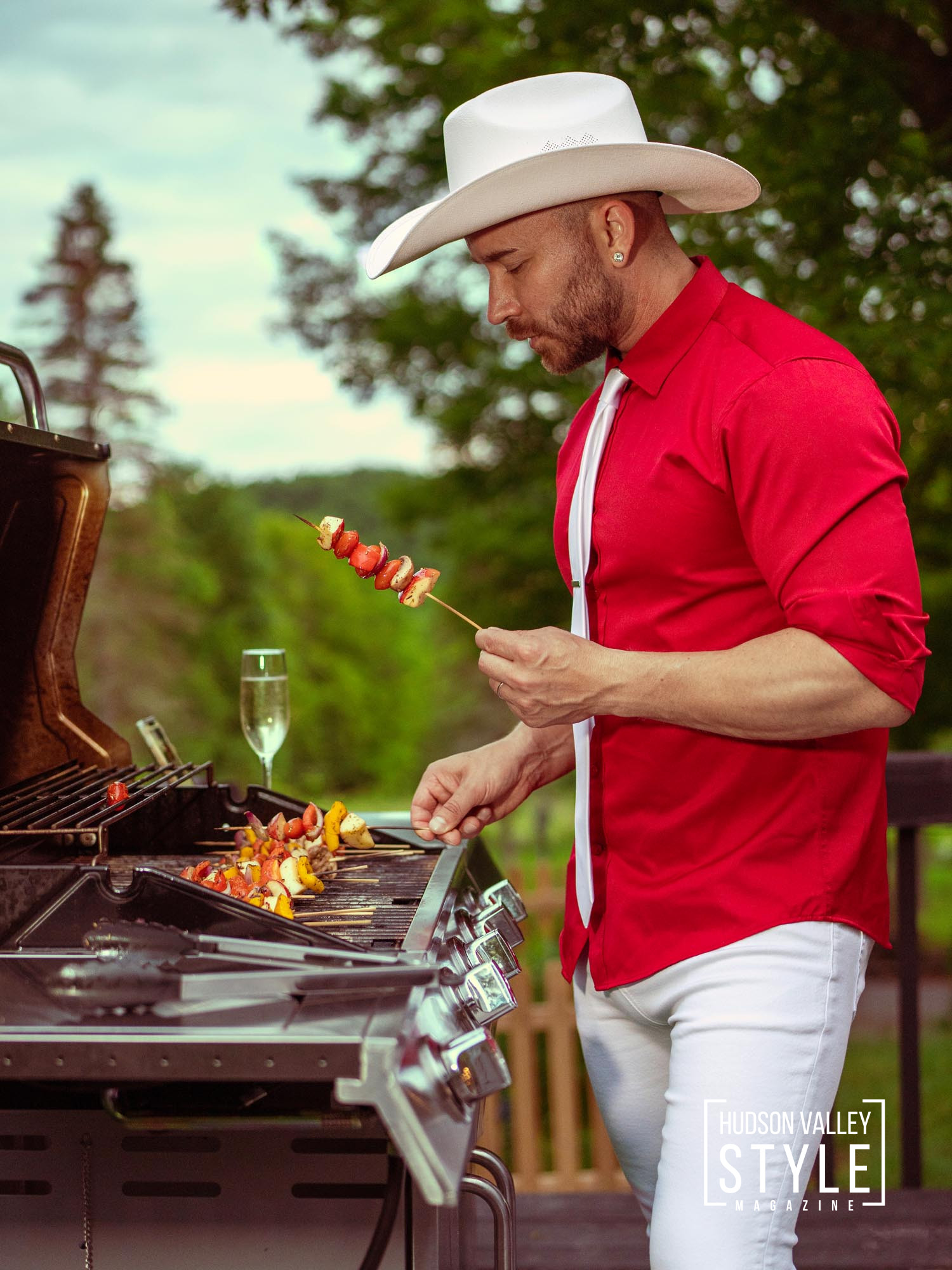 Sizzling Skewers & Scenic Views: A Catskill Mountains Hideaway Experience at Alluvion Vacations' Pond Life Farmhouse in Bloomville, NY – Vegan Grilling with Maxwell Alexander – Presented by Alluvion Vacations – Hospitality Photography by Alluvion Media