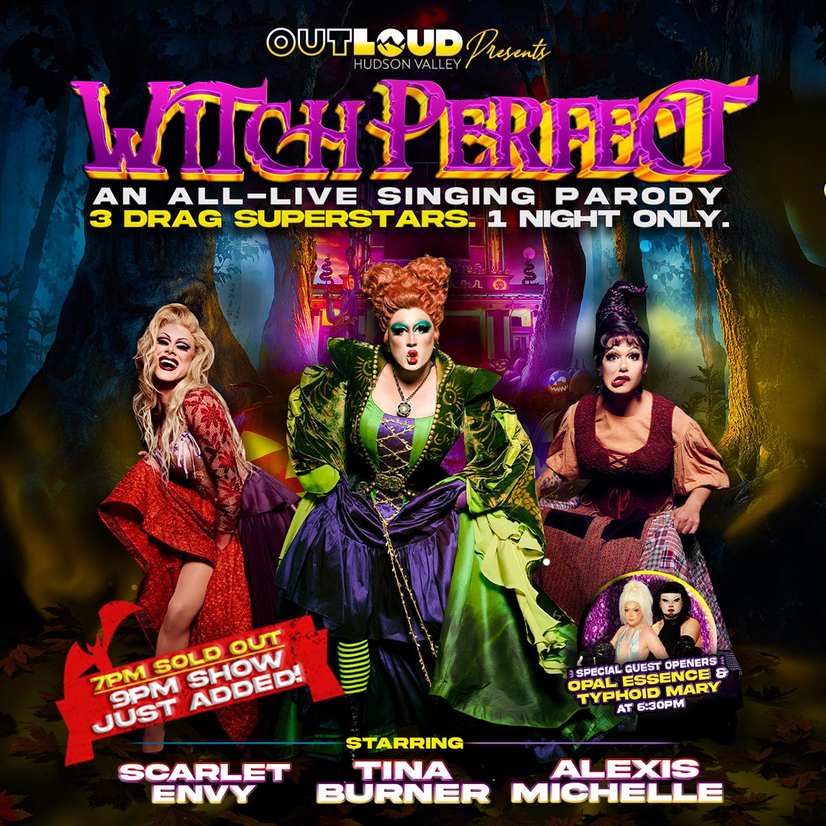 Redefining Things to Do in Hudson Valley: Witch Perfect – A Queer Event Extravaganza! – Presented by Out Loud Hudson Valley
