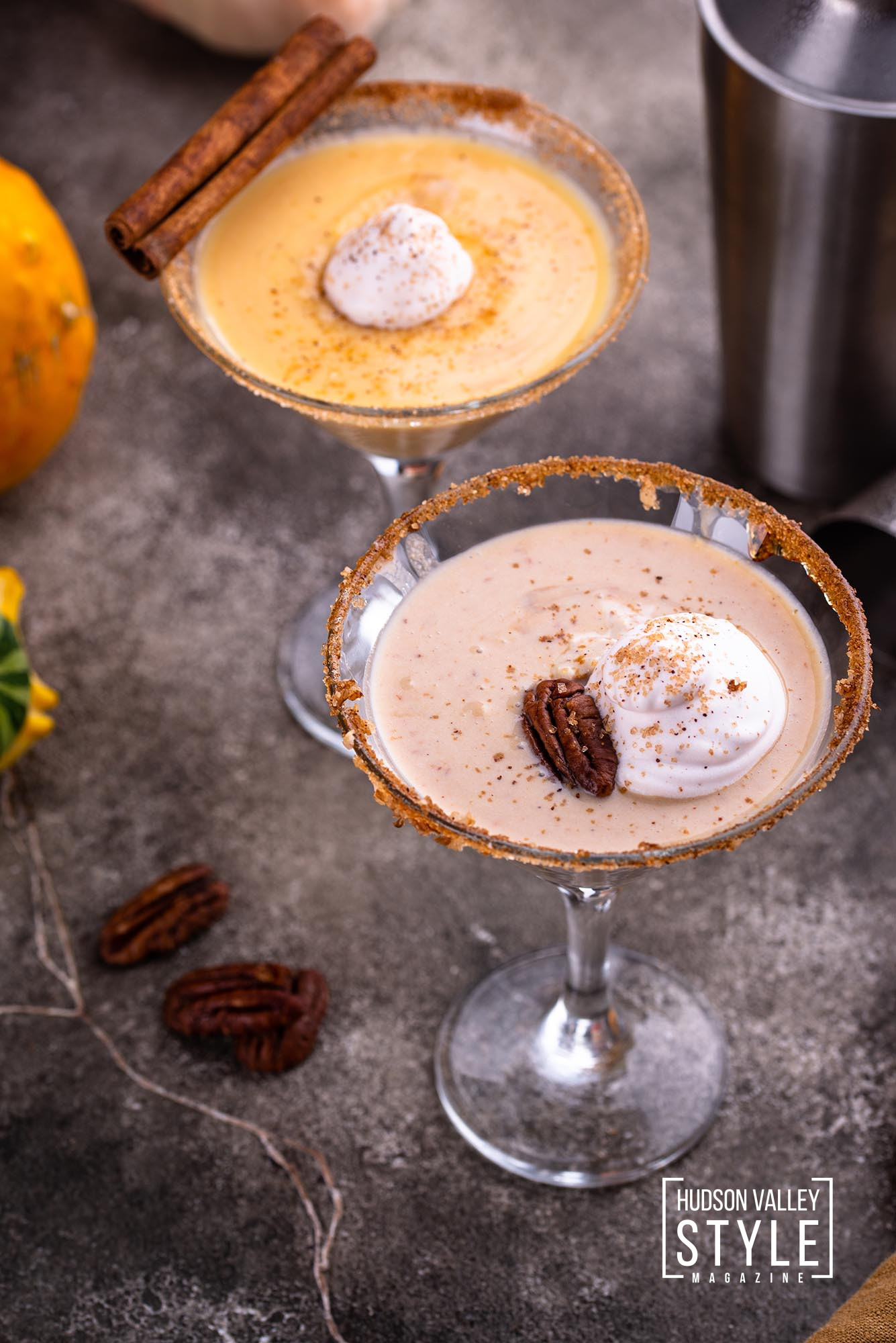 Fall Mixology in the Hudson Valley: The Creamy Pumpkin-Pecan Martini and More! – Presented by Alluvion Vacations – The Best Airbnb Getaways in the Hudson Valley and Catskills