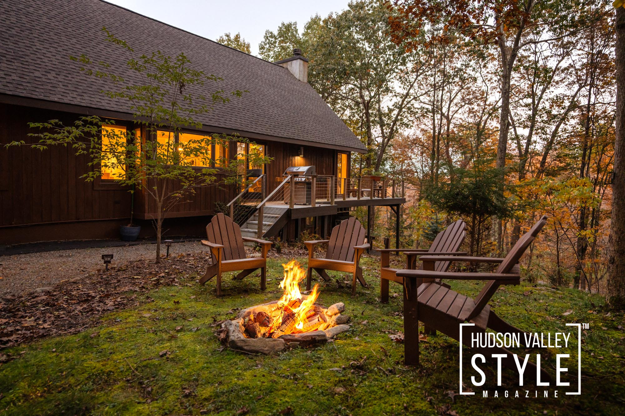 The Perfect Fall Getaway: An A-Frame Airbnb Cabin in Cold Spring, NY – Presented by Alluvion Vacations – Photography by Maxwell Alexander