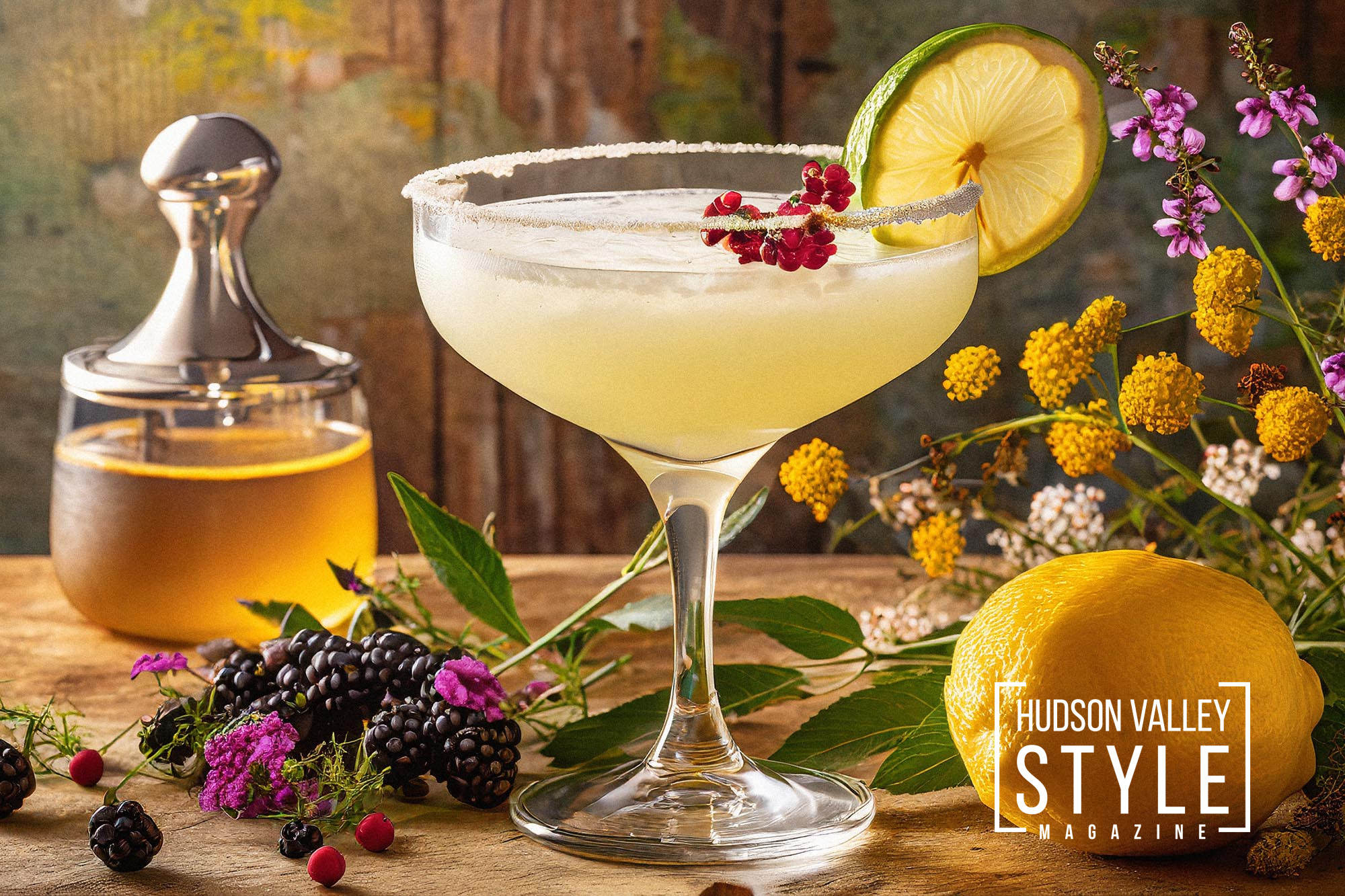 Infused with Nature: Using Hudson Valley's Fresh Botanicals in Your Homemade Margarita – Hudson Valley Style Mixology with Maxwell Alexander – Presented by Alluvion Vacations