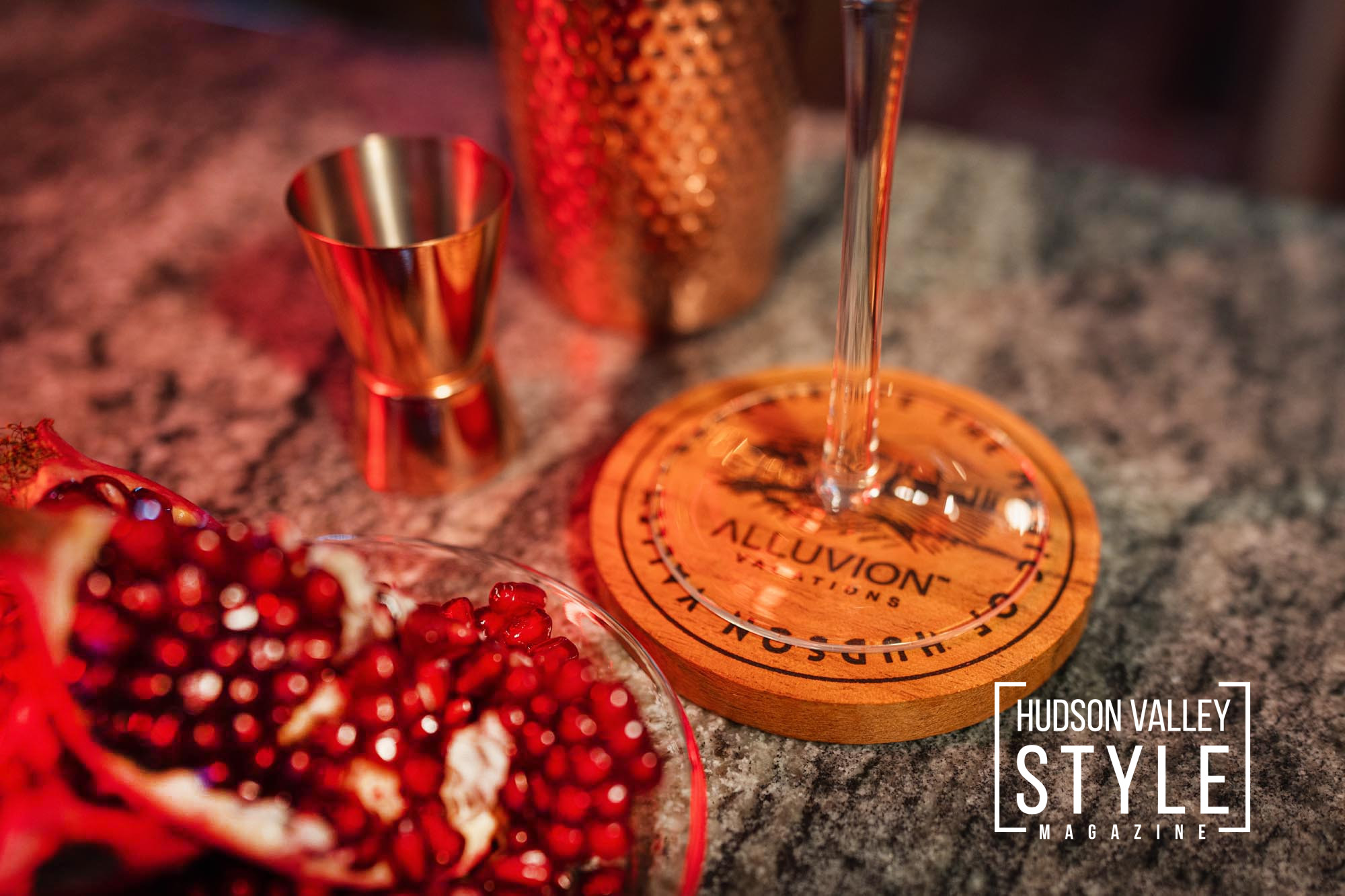 Revitalize Your Hudson Valley and Catskills Holiday Getaway with Maxwell Alexander's Pomegranate Martini – Holiday Mixology with Fitness Model and Bodybuilding Coach Maxwell Alexander – Presented by Alluvion Vacations