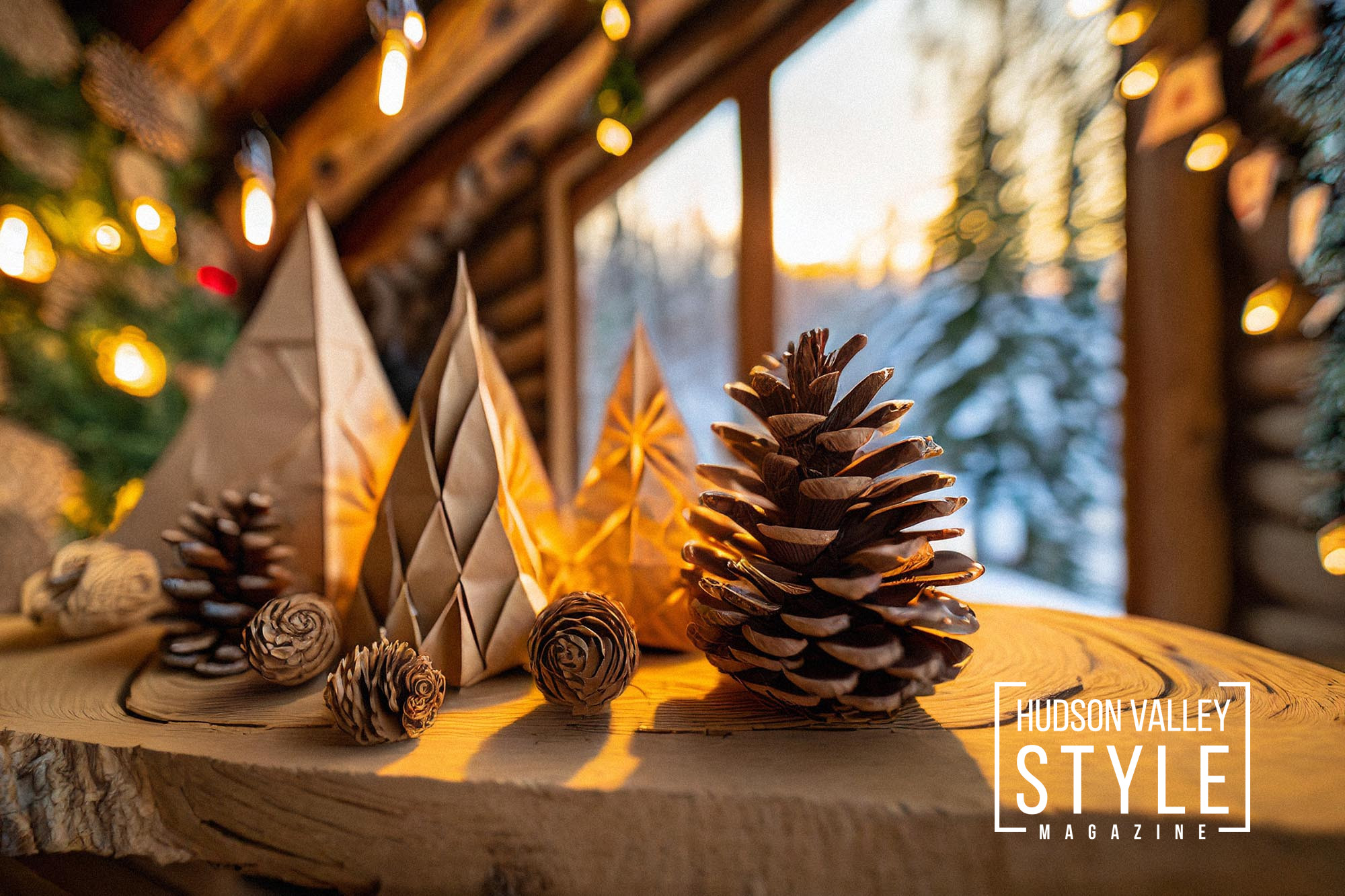 Sustainable and Plastic-Free Winter Holidays: Embracing Eco-Friendly Celebrations in the Hudson Valley and Catskills – Sustainability 101 with Maxwell Alexander, MA, BFA, EIC, Hudson Valley Style Magazine – Presented by Alluvion Vacations