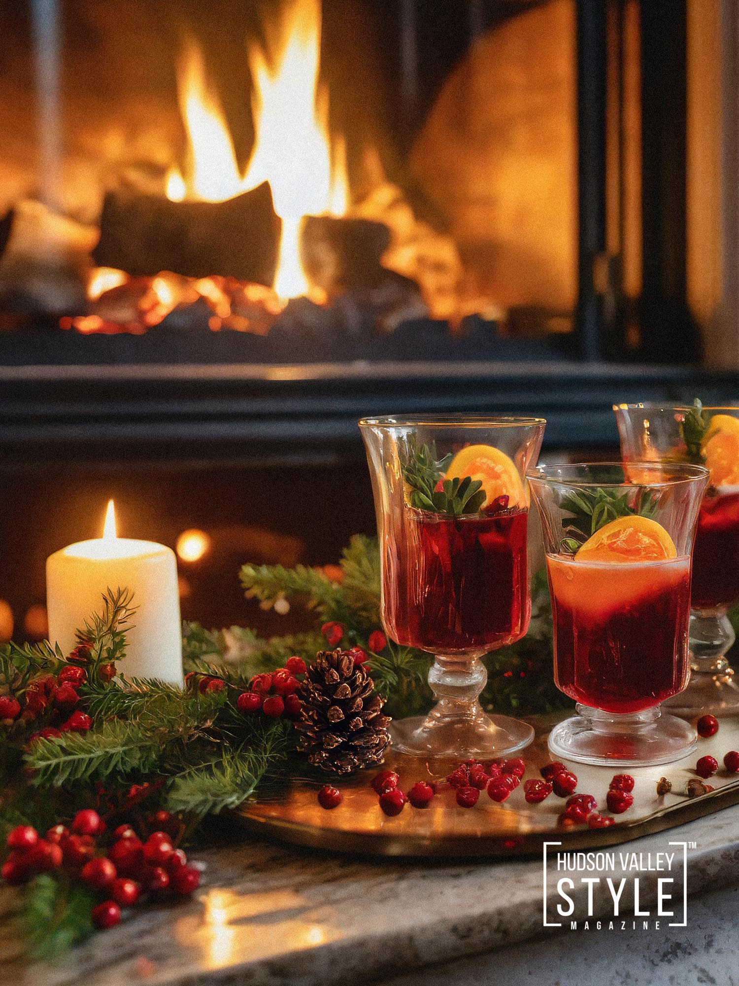 Cozying Up in the Hudson Valley with a Fabulously Healthy Spiced Cranberry-Orange Mocktail – Hudson Valley Style Mixology with Maxwell Alexander – Presented by Alluvion Vacations