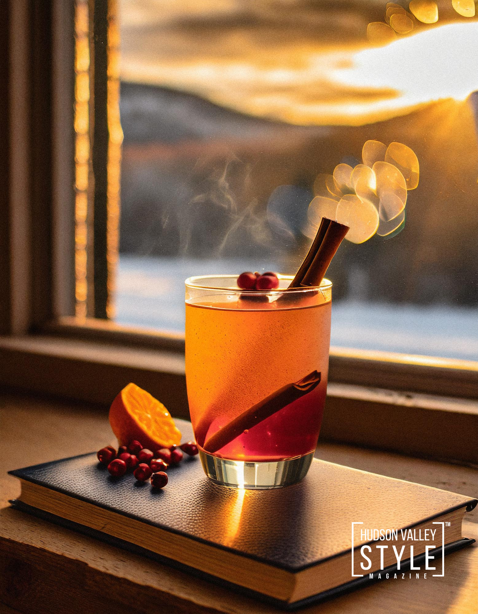 Cozying Up in the Hudson Valley with a Fabulously Healthy Spiced Cranberry-Orange Mocktail – Hudson Valley Style Mixology with Maxwell Alexander – Presented by Alluvion Vacations