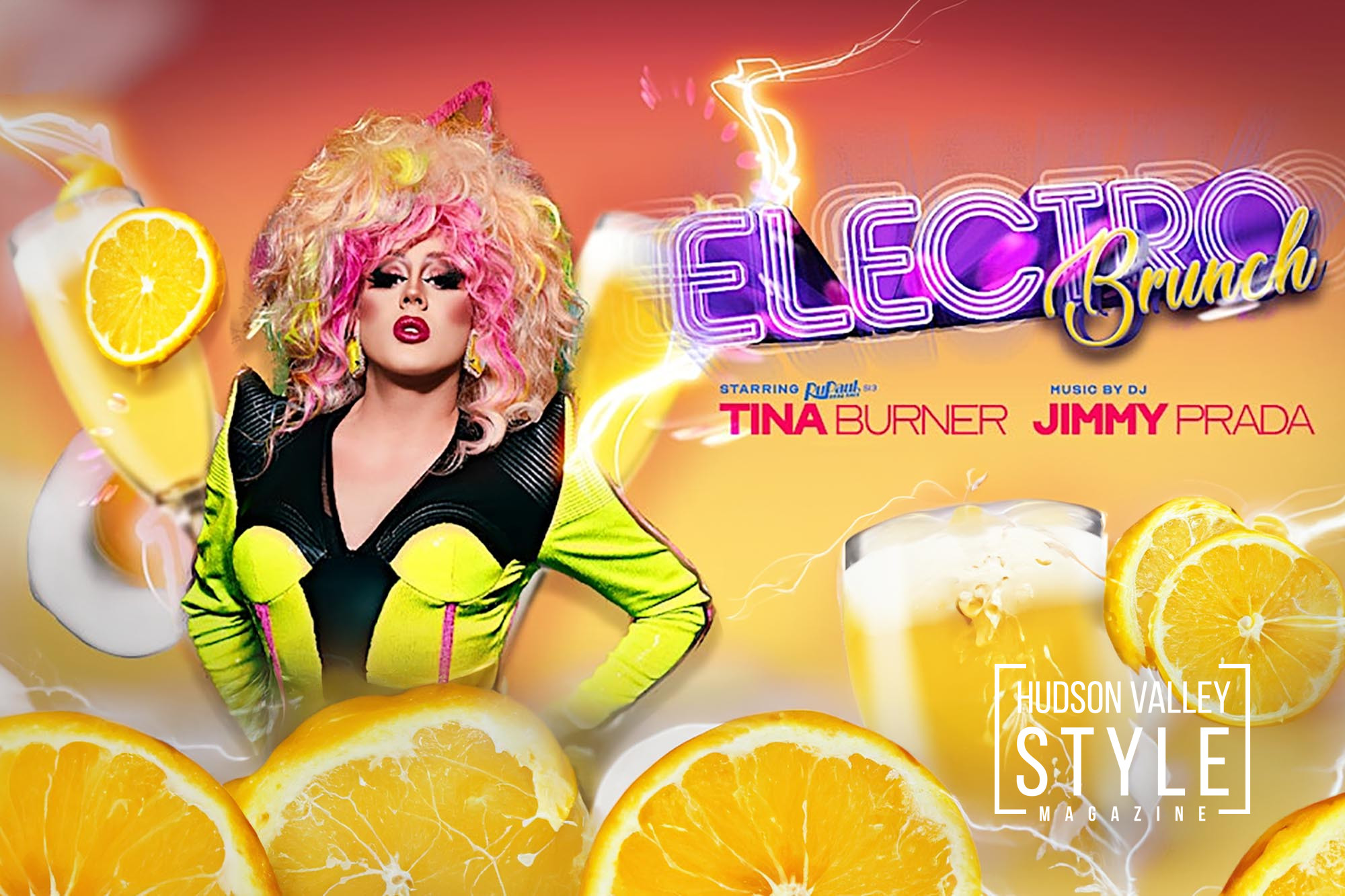 Unleash Your Inner Diva at Electro Brunch with Tina Burner This Weekend in the Hudson Valley! – Things to do in Hudson Valley – Presented by Out Loud Hudson Valley