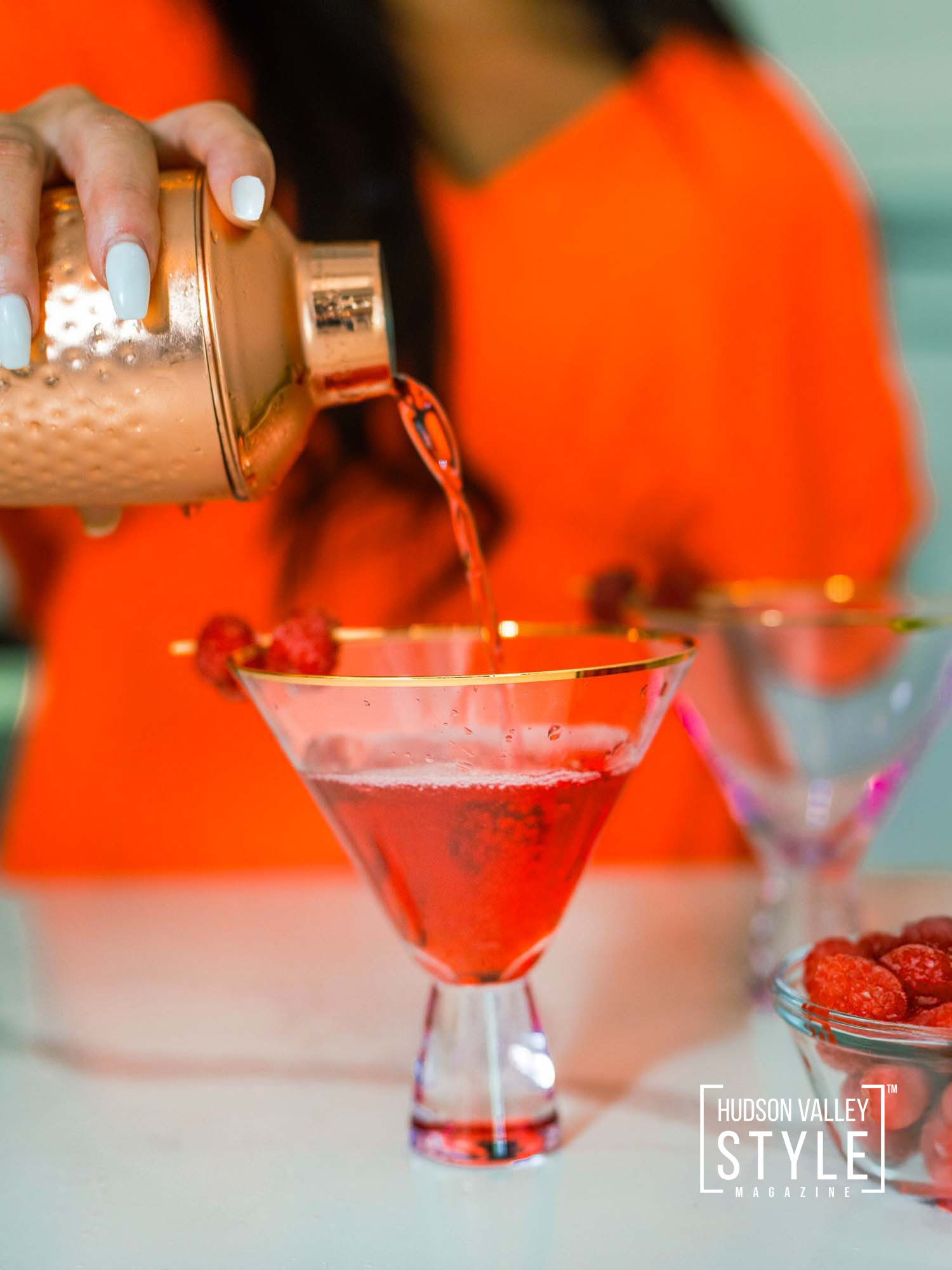 Hudson Valley Style Mixology with Jessica Mojica: The Poolside French Martini with a Tropical Pineapple Twist – Presented by Alluvion Media – Luxury Hospitality Photography in the Hudson Valley, Catskills and Hamptons