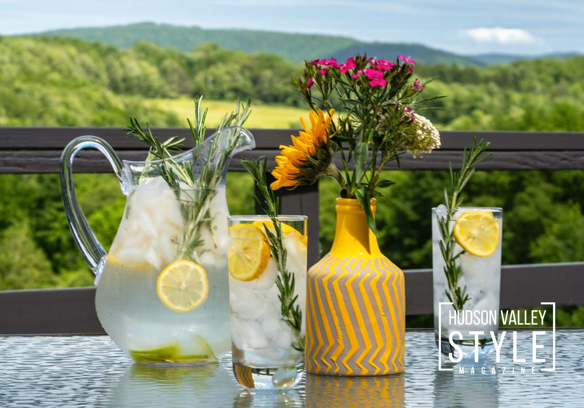Summer Bliss in the Catskills: Sip, Relax, and Savor Maxwell Alexander's Signature Rosemary Lemonade – Mixology – Wellness Travel with Maxwell Alexander – Presented by Alluvion Media