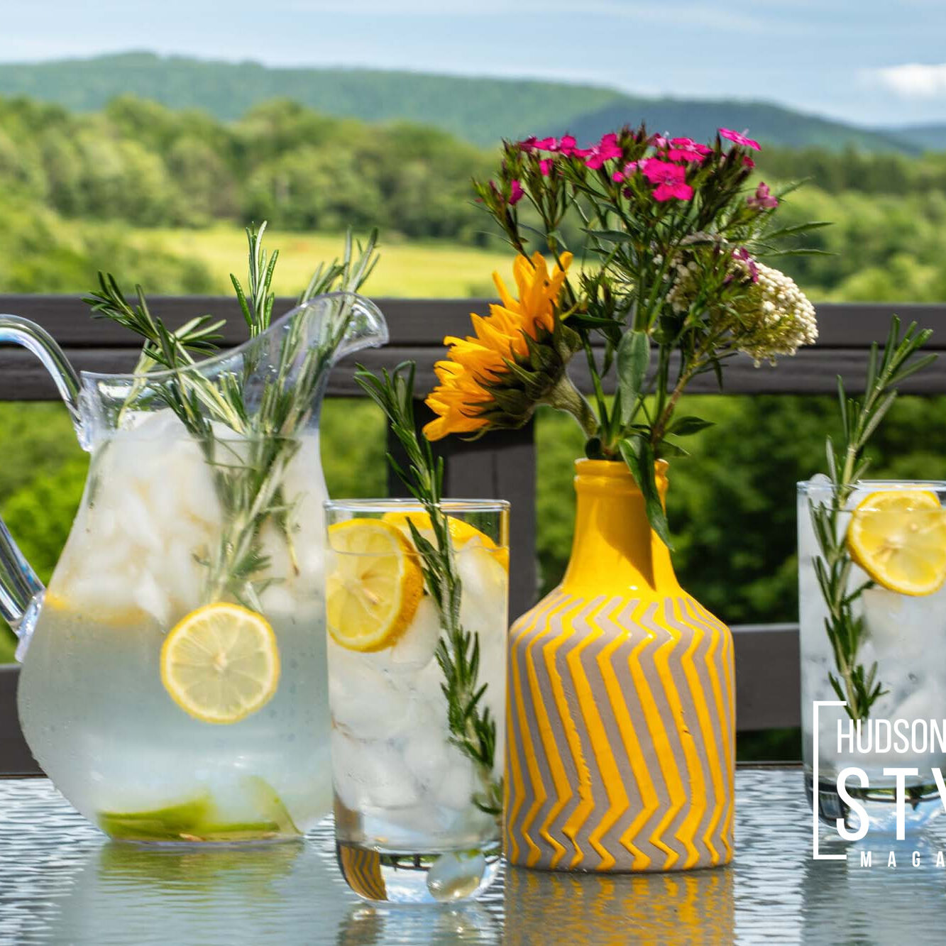 Summer Bliss in the Catskills: Sip, Relax, and Savor Maxwell Alexander's Signature Rosemary Lemonade – Mixology – Wellness Travel with Maxwell Alexander – Presented by Alluvion Media
